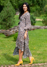 Francesca Leopard Dress