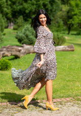 Francesca Leopard Dress
