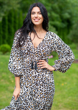 Francesca Leopard Dress
