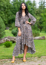 Francesca Leopard Dress
