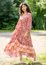 Francesca Red Ruster Dress