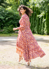 Francesca Red Ruster Dress