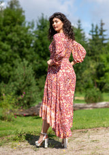 Francesca Red Ruster Dress