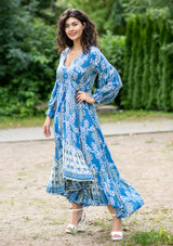 Francesca Blue Grapes Dress