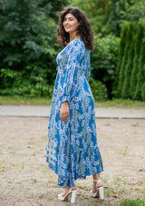 Francesca Blue Grapes Dress