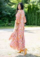 Francesca Gold Orange Dress