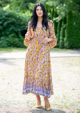 Simona Orchard Orange Dress