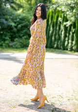 Simona Orchard Orange Dress