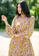 Simona Orchard Orange Dress