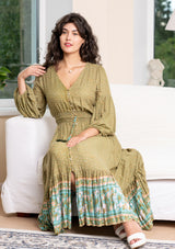 Simona Green Jasmin Dress