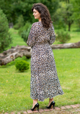 Simona Leopard Dress