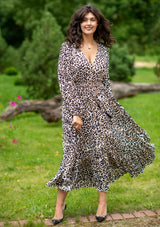 Simona Leopard Dress