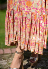 Simona Orange Dress