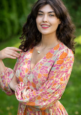 Simona Orange Dress