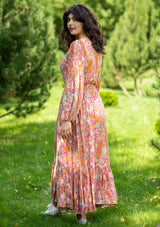 Simona Orange Dress