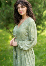 Simona Green Diamond Plus Dress