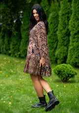 Nelly Gold Amber Mini Dress