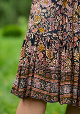 Melly Gold Amber Midi Dress