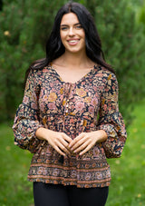 Kelly Gold Amber Top