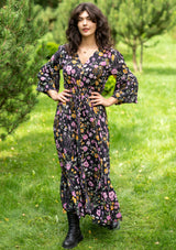 Simona Mix Flowers Fall Dress