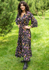 Simona Mix Flowers Fall Dress