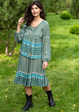 Kelly Green Lotus Top