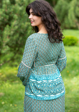 Kelly Green Lotus Top
