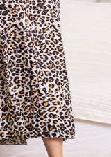 Queen Wrap Leopard Dress