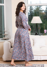Queen Wrap Navy Merak Dress