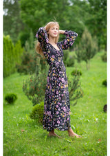 Queen Wrap Mix Flowers - My Flower Dress | Handmade Colorful Dresses from Bali