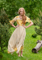 Wrap Agny Yellow Dress