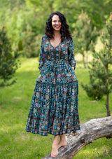 Daniella Gold Black Dress