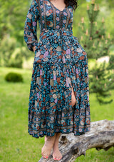 Daniella Gold Black Dress