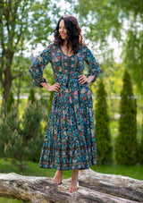 Daniella Gold Black Dress