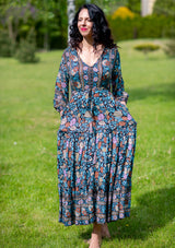 Daniella Gold Black Dress