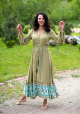 Simona Jasmin Green Dress