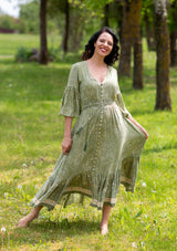 Simona Diamond Green Dress