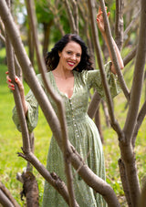 Simona Diamond Green Dress