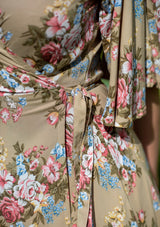 Wrap Regina Brown Dress