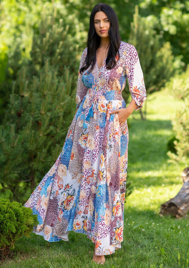Isabella Mix Garden Dress