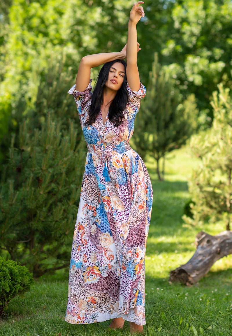 Isabella Mix Garden Dress