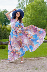 Isabella Mix Garden Dress