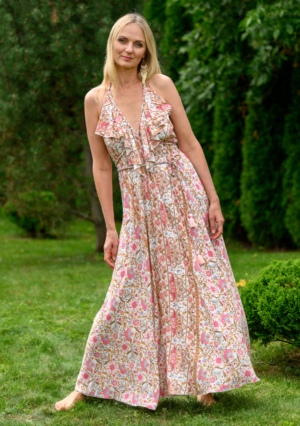 Bianca Sereniti Flowers Dress