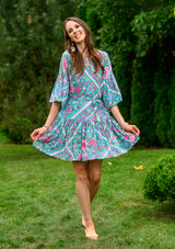 Rafaella Sky Roses Dress