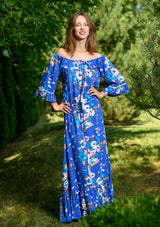 Dreamer Flowers Blue Dress