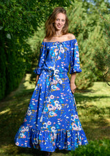 Dreamer Flowers Blue Dress