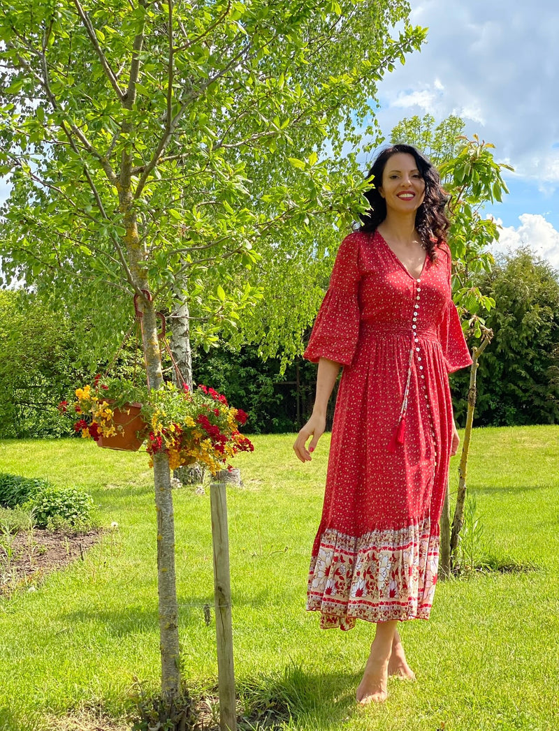 Simona Jasmine Red Dress