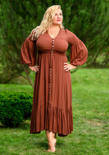 Simona Brown Dress
