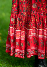 Simona Red Chili Dress