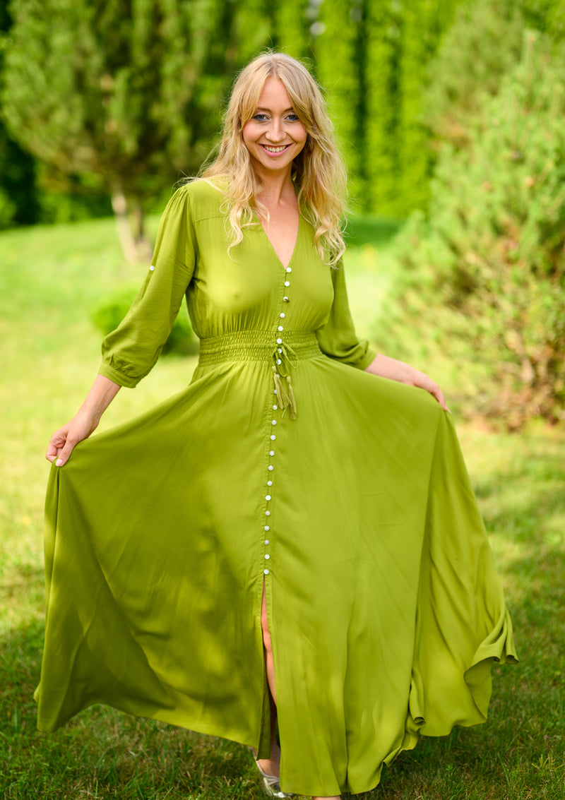 Isabella Green Dress